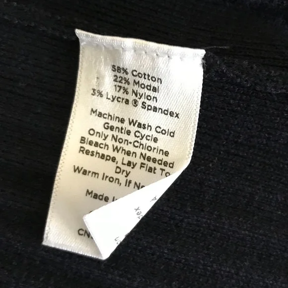 Talbots Navy Topper Sz S - Picture 6 of 6